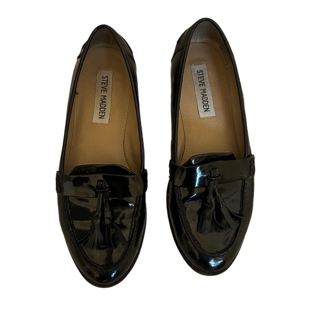 STEVE MADDEN Classic Black Loafers